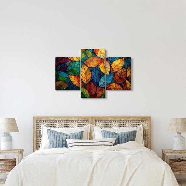 Kép - Levélmozaik (90x60 cm)