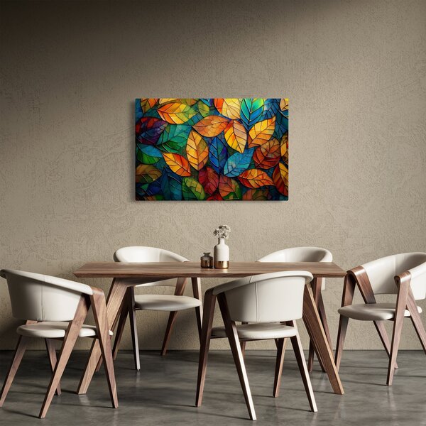 Kép - Levélmozaik (90x60 cm)