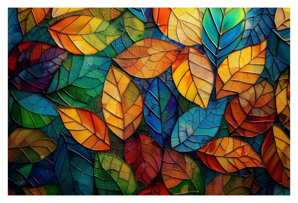 Kép - Levélmozaik (90x60 cm)