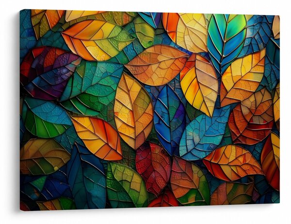 Kép - Levélmozaik (70x50 cm)