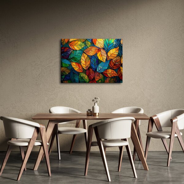 Kép - Levélmozaik (70x50 cm)
