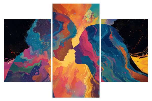 Kép - Kozmikus szerelem (90x60 cm)