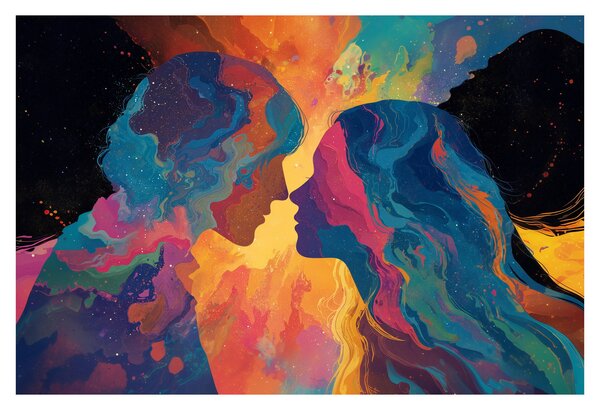 Kép - Kozmikus szerelem (90x60 cm)