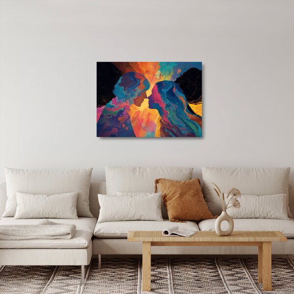 Üveg kép - Kozmikus szerelem (70x50 cm)