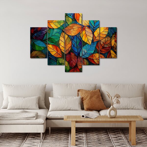 Kép - Levélmozaik (150x105 cm)