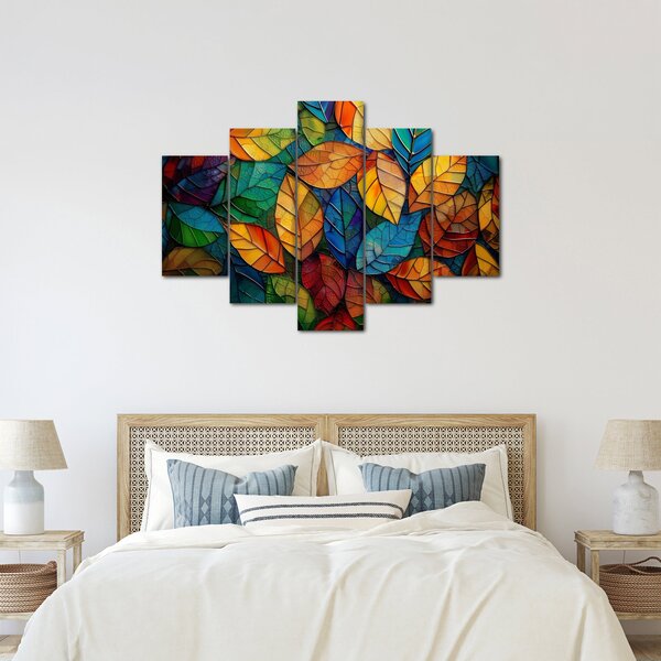 Kép - Levélmozaik (150x105 cm)