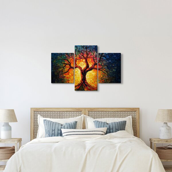 Kép - Az élet fája mozaikban (90x60 cm)