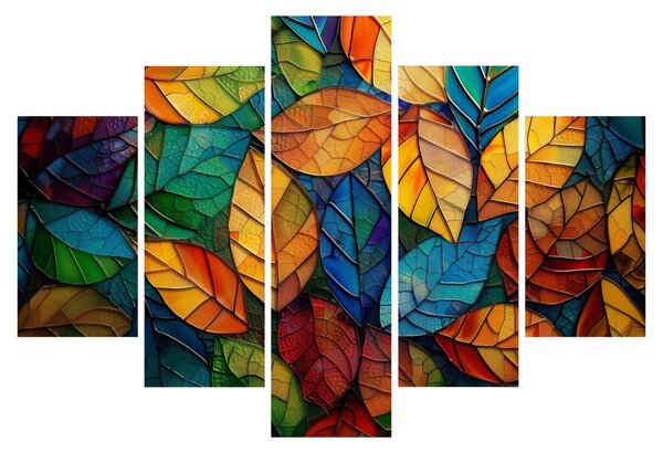 Kép - Levélmozaik (150x105 cm)