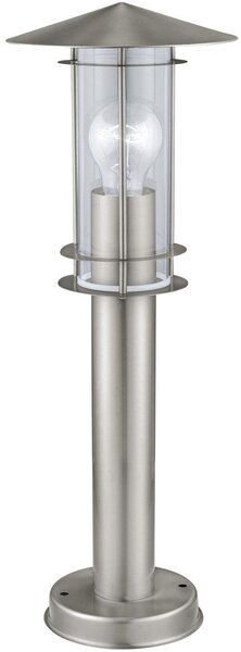 Kültéri állólámpa, 50 cm, ezüst-áttetsző (Lisio)