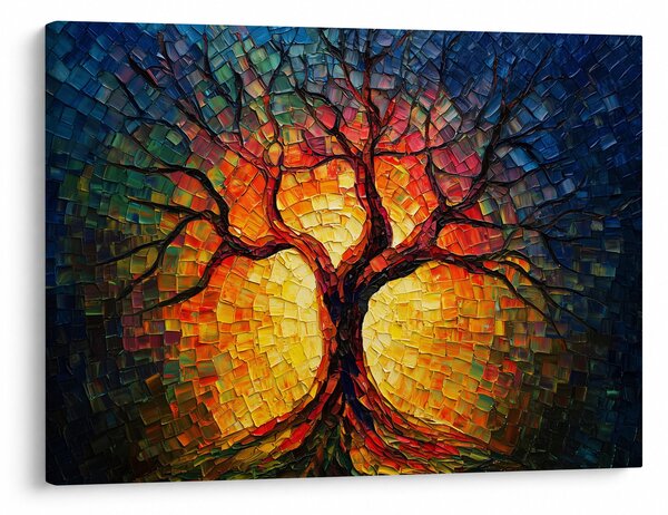 Kép - Az élet fája mozaikban (70x50 cm)