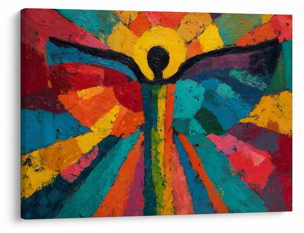 Kép - Festett angyal (70x50 cm)