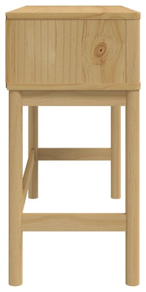 FLORO viaszbarna tömör fenyőfa tálalóasztal 89,5 x 36,5 x 73 cm