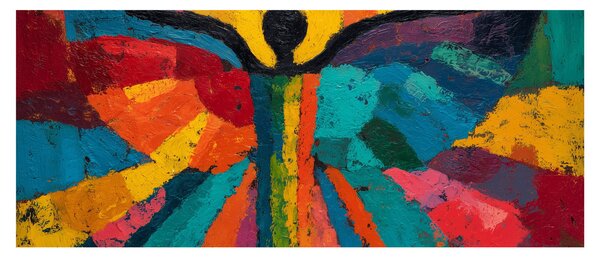 Kép - Festett angyal (120x50 cm)