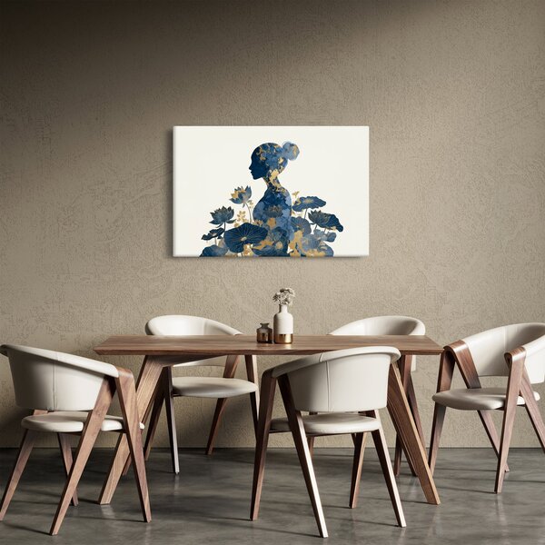 Kép - Márvány női profil (90x60 cm)