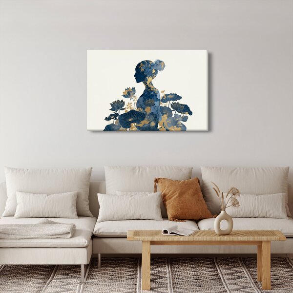 Kép - Márvány női profil (90x60 cm)