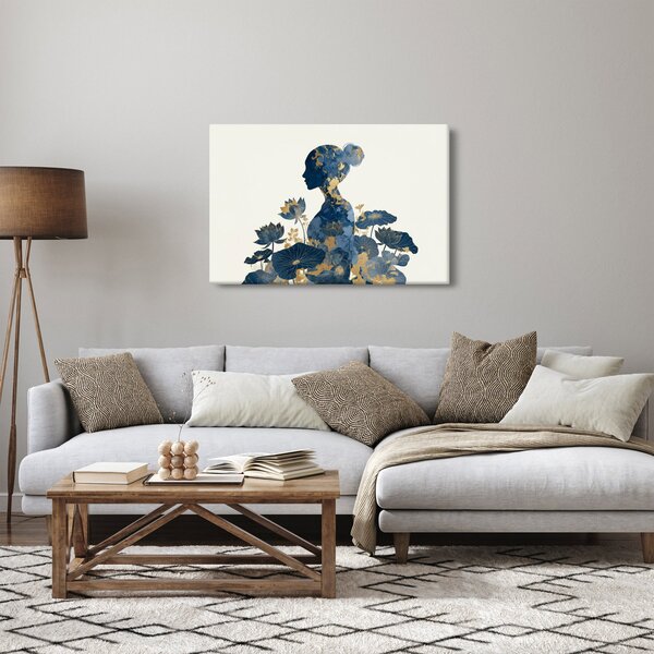 Kép - Márvány női profil (90x60 cm)
