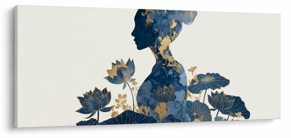 Kép - Márvány női profil (120x50 cm)
