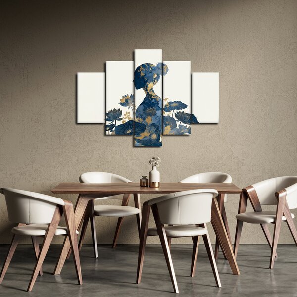 Kép - Márvány női profil (150x105 cm)