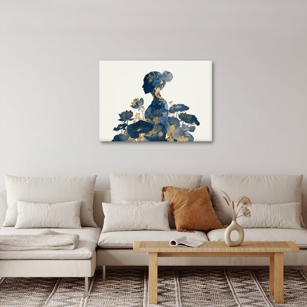 Kép - Márvány női profil (70x50 cm)