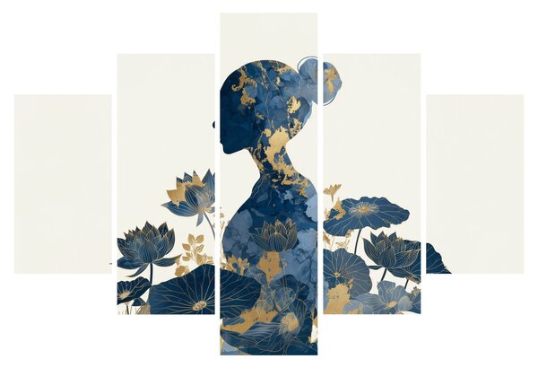 Kép - Márvány női profil (150x105 cm)
