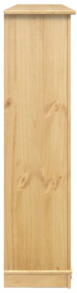 Corona tömör fenyőfa cipőszekrény 99x32x124,5 cm