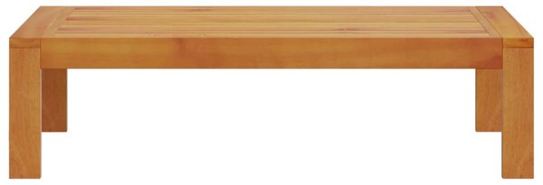 Tömör akácfa kerti asztal 100 x 50 x 27 cm