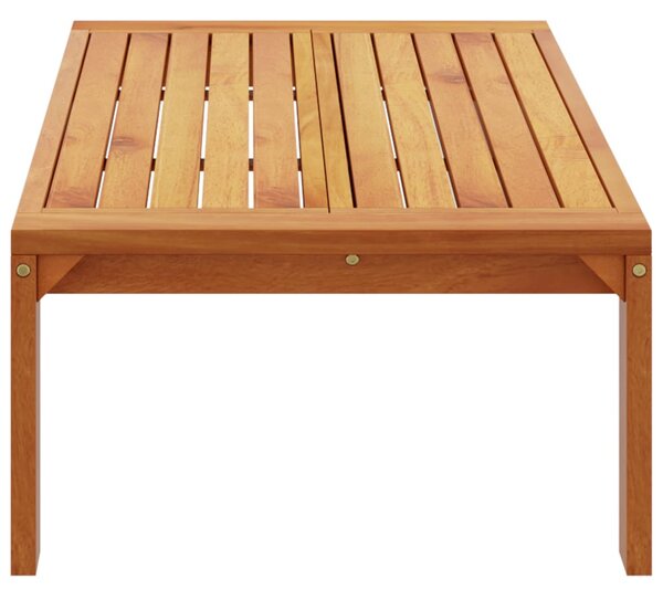 Tömör akácfa kerti asztal 100 x 50 x 27 cm