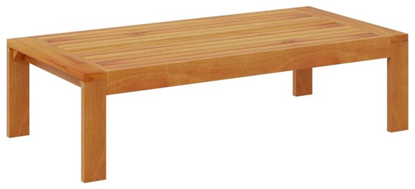 Tömör akácfa kerti asztal 100 x 50 x 27 cm