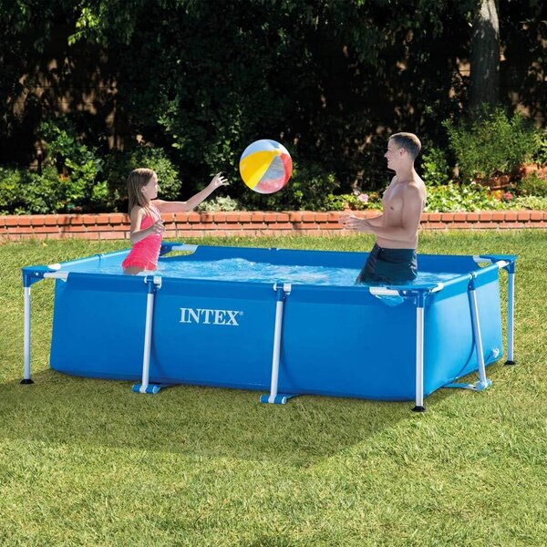 Intex fémvázas medence, 260x160x65 cm, 2 300 liter