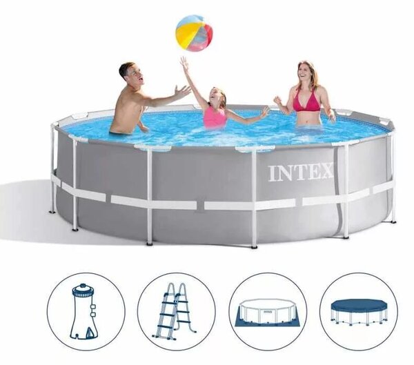 INTEX MetalPrism Set medence 427 x 107 cm (26720)