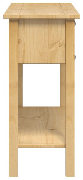 Corona tömör fenyőfa konzolasztal 114 x 34,5 x 73 cm