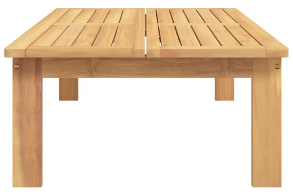 Tömör akácfa kerti asztal 100 x 60 x 30 cm