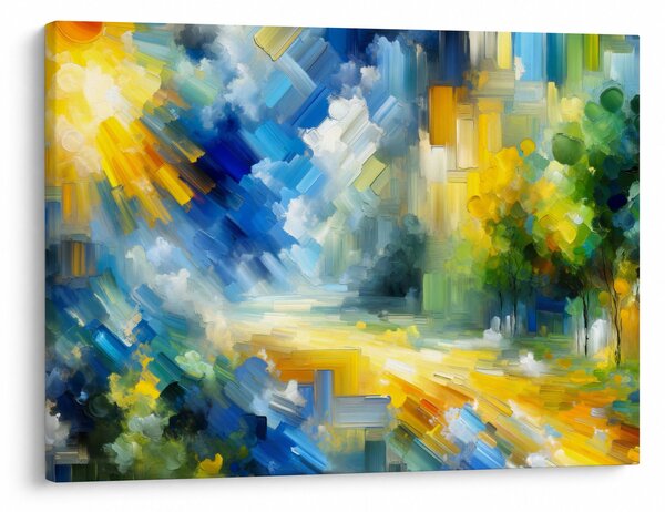 Kép - Absztrakt napos nap (70x50 cm)