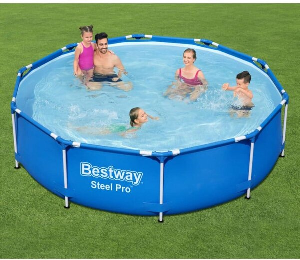 Bestway fémkeretes medence, 305x76 cm, 4500 liter, szűrőszivattyúval