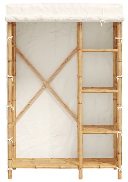 Bambusz ruhásszekrény 110 x 45 x 170 cm