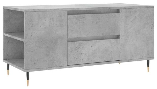 Modern Dohányzóasztal - Betonszürke - 102x44,5x50 cm