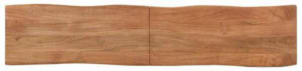 Tömör akácfa és acél pad 160 cm