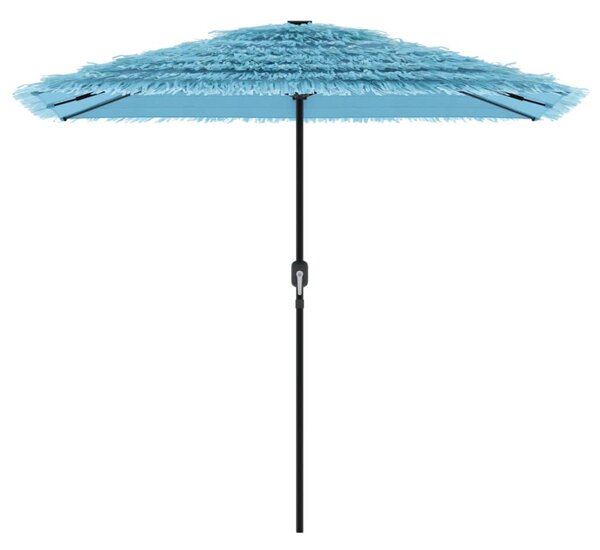 Kék kerti napernyő acél rúddal 248 x 248 x 248 cm