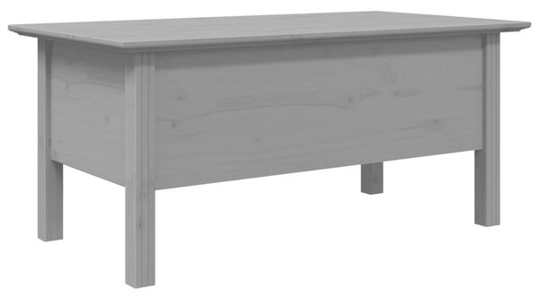 BODO szürke tömör fenyőfa dohányzóasztal 100 x 55 x 46 cm