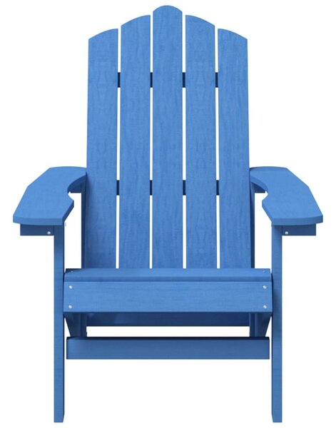 Vízkék HDPE kerti adirondack szék