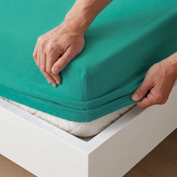 4Home IDEAL jersey lepedő zöld türkiz, 70 x 140 cm, 70 x 140 cm
