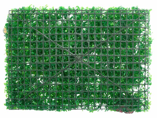 6 db zöld műnövénykerítés 40 x 60 cm