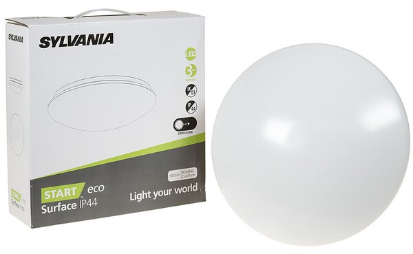 Kapcsolóval szabályozható mennyezeti LED lámpa, hideg/melegfehér, 12 W (Start Eco Surface)
