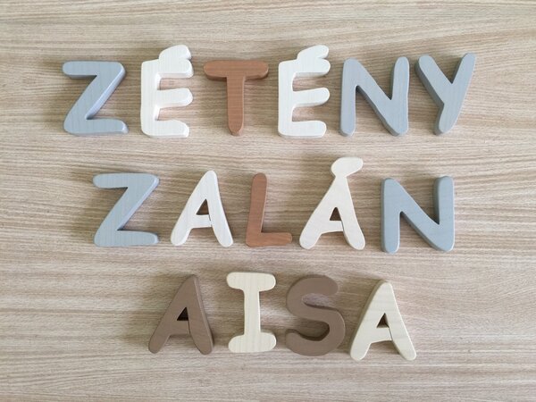 Gabeliz ABC - Ragasztható fa betű