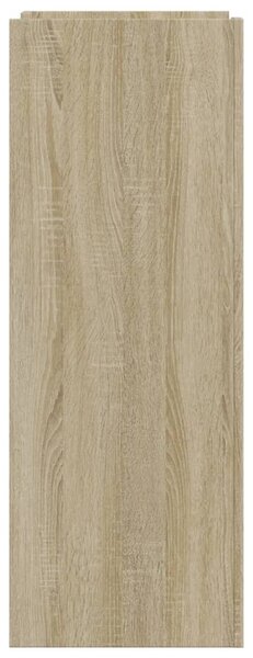 Sonoma tölgy színű szerelt fa cipőszekrény 52 x 37,5 x 100 cm