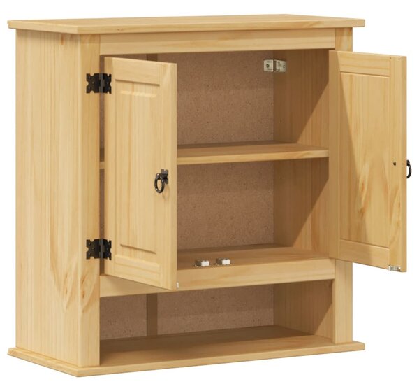 Corona tömör fenyőfa fali fürdőszobaszekrény 70 x 33 x 70,4 cm
