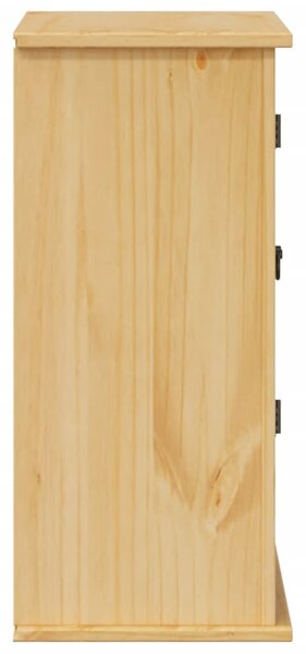Corona tömör fenyőfa fali fürdőszobaszekrény 70 x 33 x 70,4 cm