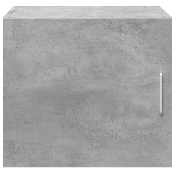 Betonszürke szerelt fa faliszekrény 45 x 42,5 x 40 cm
