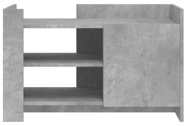 Betonszürke szerelt fa dohányzóasztal 80 x 50 x 50 cm