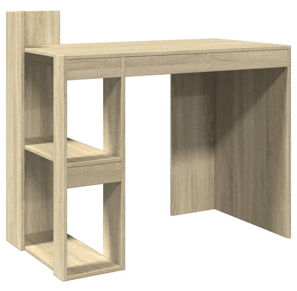 Sonoma tölgy színű szerelt fa irodai asztal 103,5x56,5x94 cm